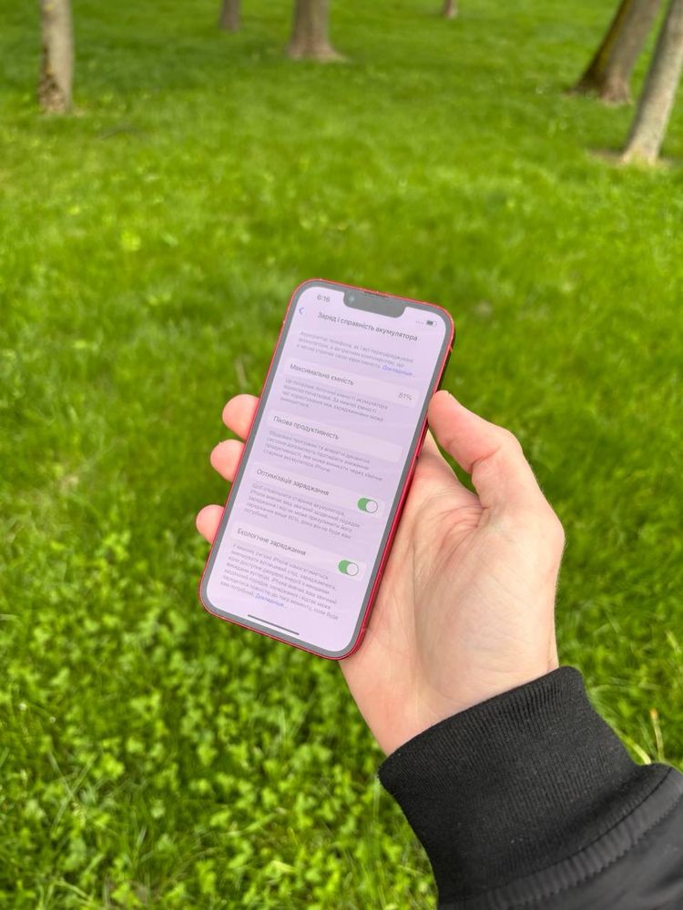 Iphone 13 red 128gb айфон 13 червоний на 128гб