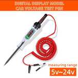 Tester miernik napięcia obwodu elektrycznego test akumulatora DC 5-24V