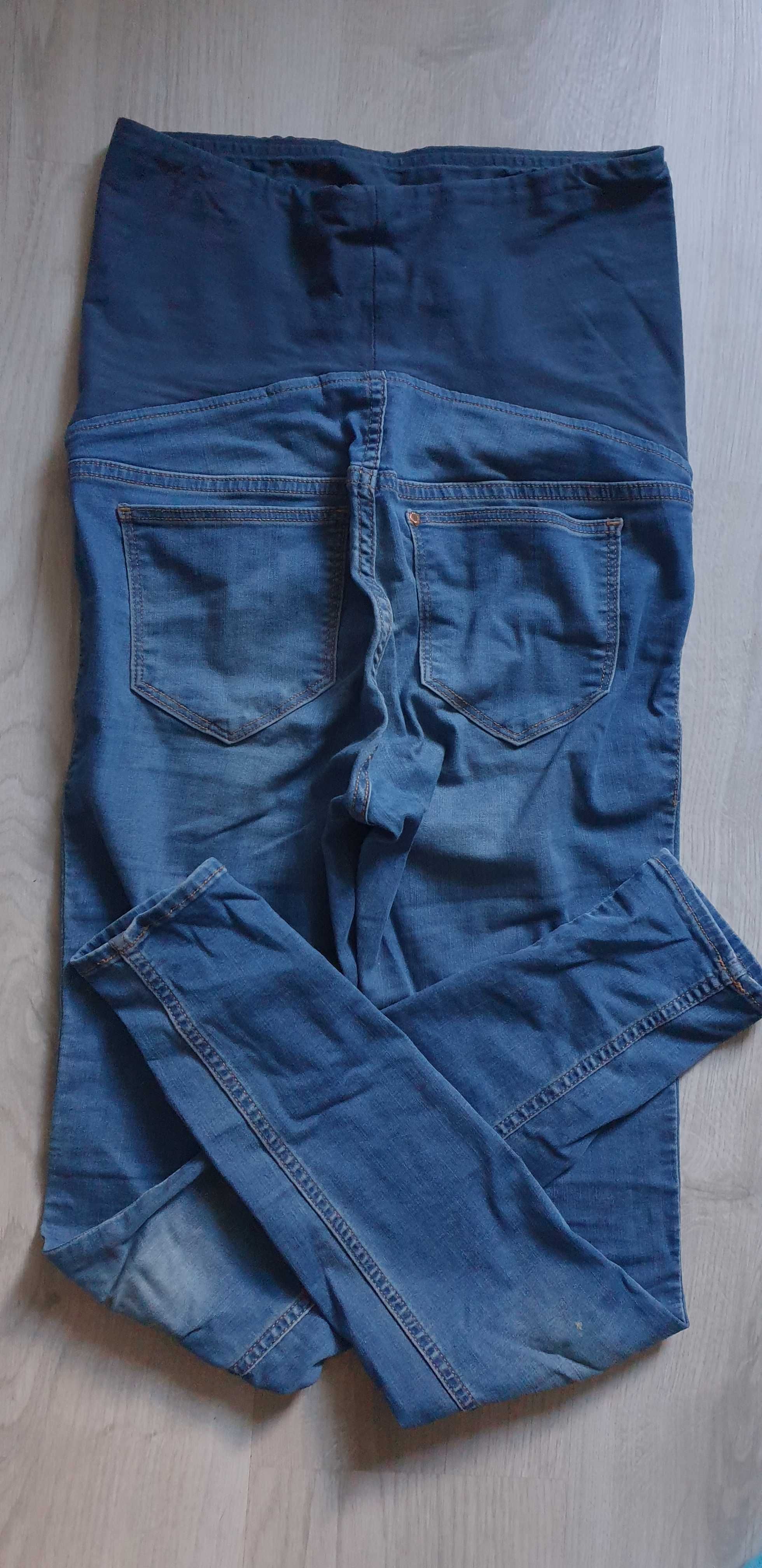 H&M mama jeansy i legginsy ciążowe 38