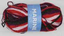 85.Włóczka multicolor Marine 80%Akryl 20%Wełna 100g