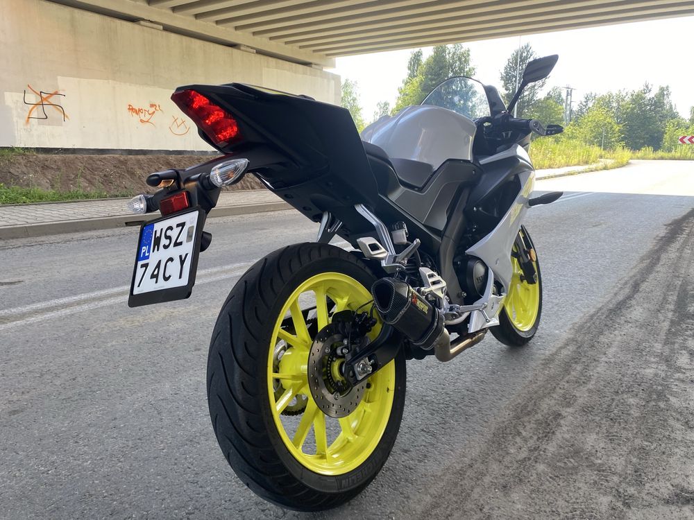Yamaha yzf 125r 2019r ABS 9500km przebiegu, kat. A1, B, zadbana!
