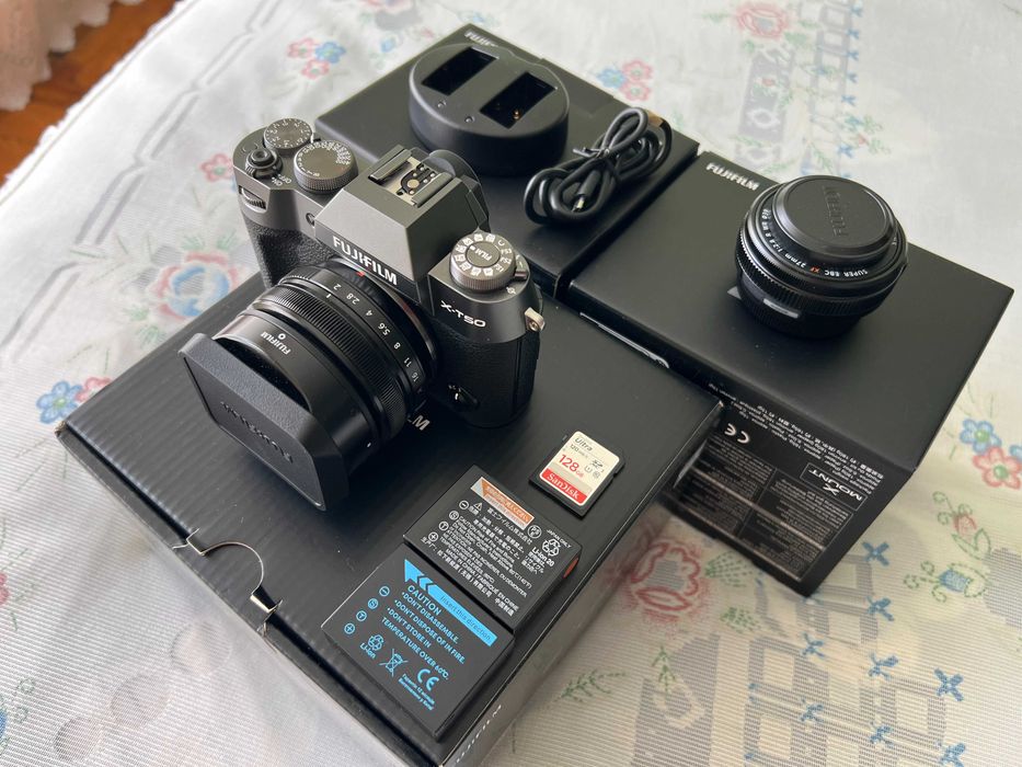 Фотокамера Fujifilm X-T50 Charcoal Silver (комплект)
