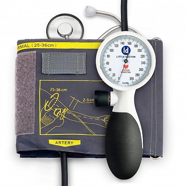 Ciśnieniomierz mechaniczny Little Doctor LD-91 zintegrowany + stetosko