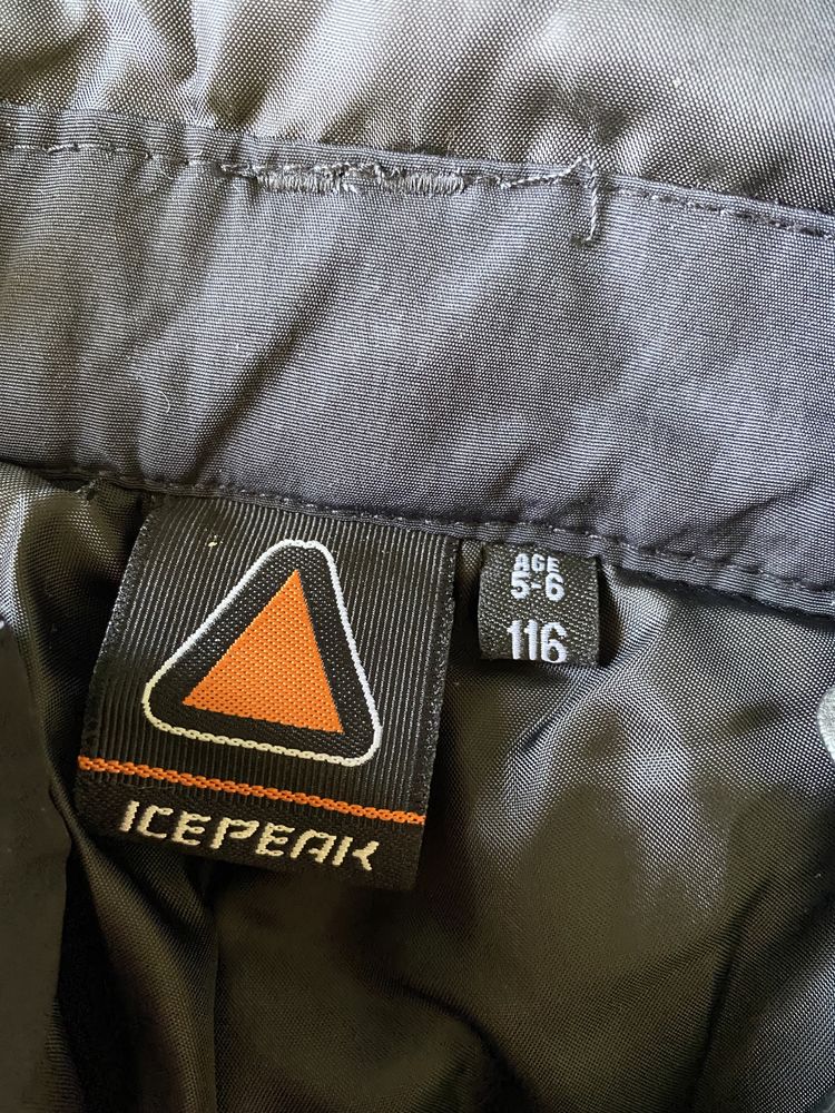 Зимовий напівкомбенезон/лижні штани Icepeak, 116 см