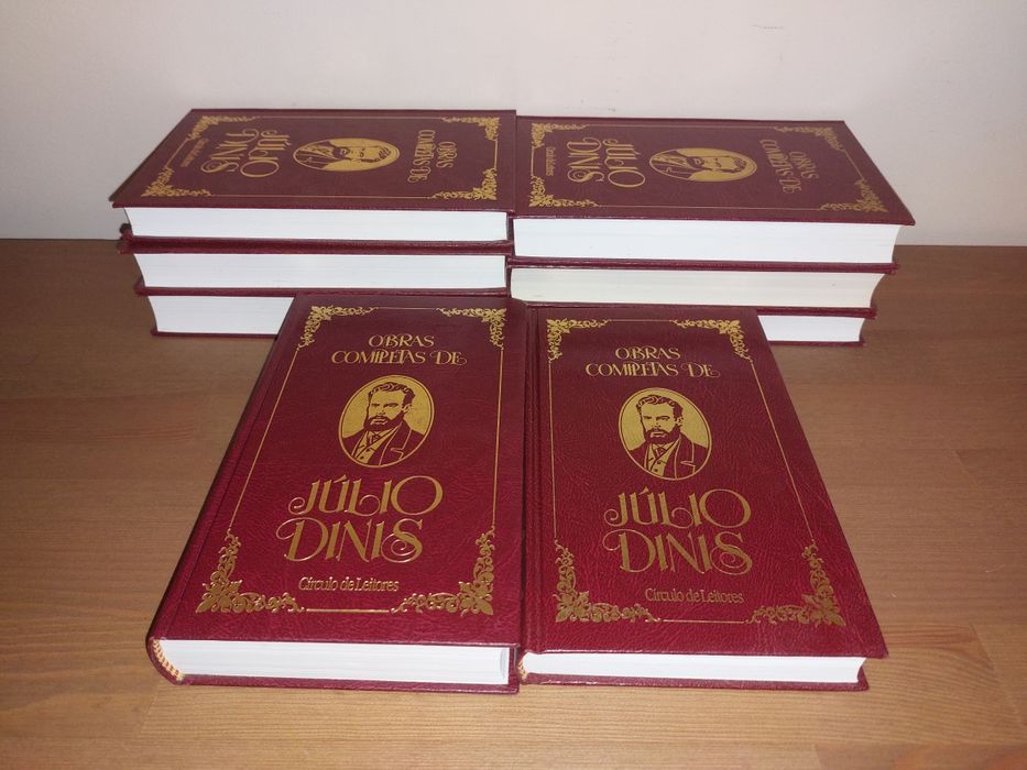 C - Obras completas de Júlio Dinis (8) Optimo Estado - Venda Unitária