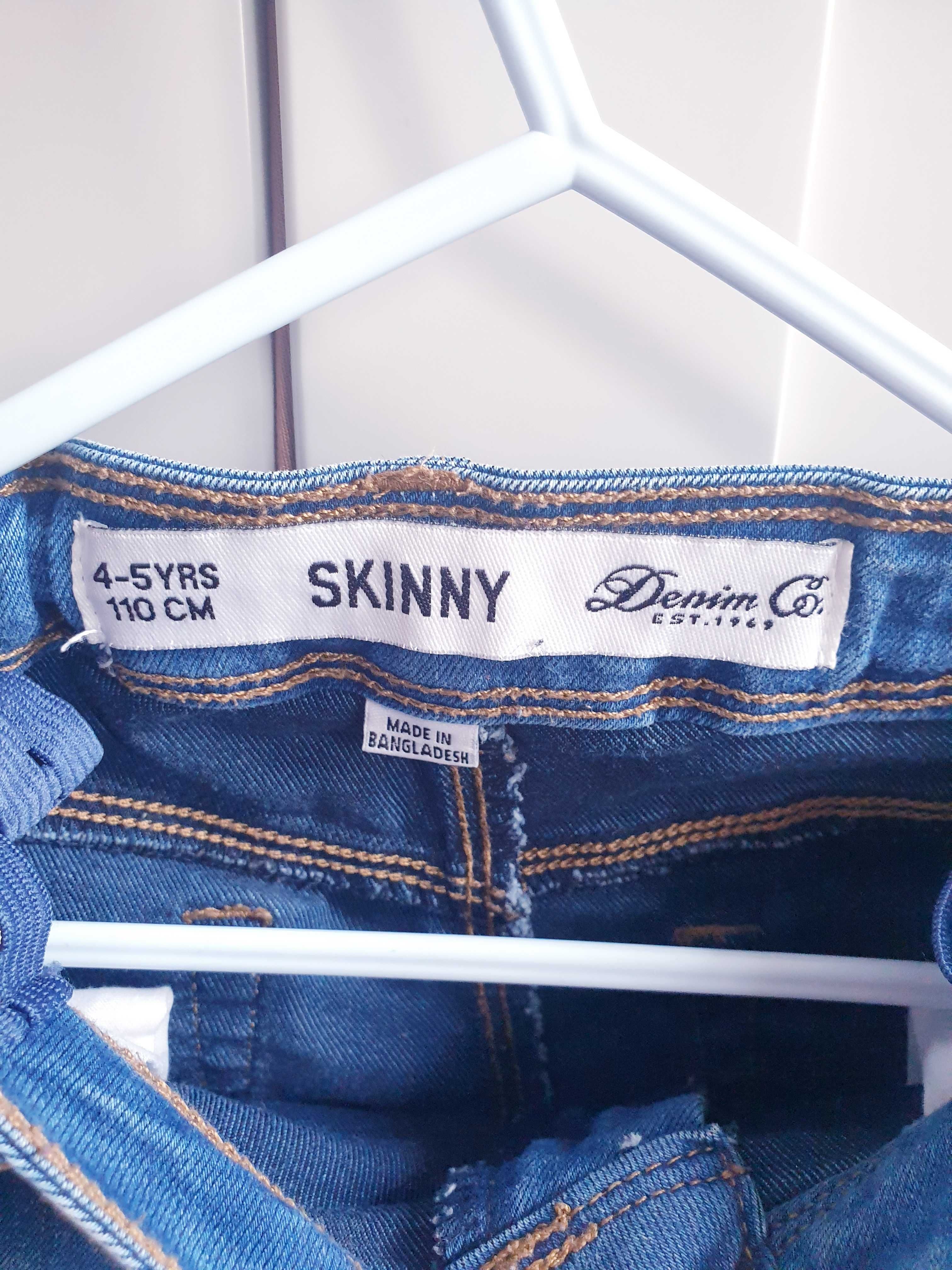 Spodnie dżinsowe dżinsy jeansy Primark &Denim 110