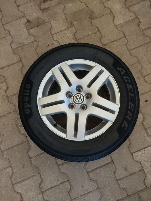 Koło zapasowe felga aluminiowa 5 X 100 VW 6 X 15 ET 38 otwór: 57.1