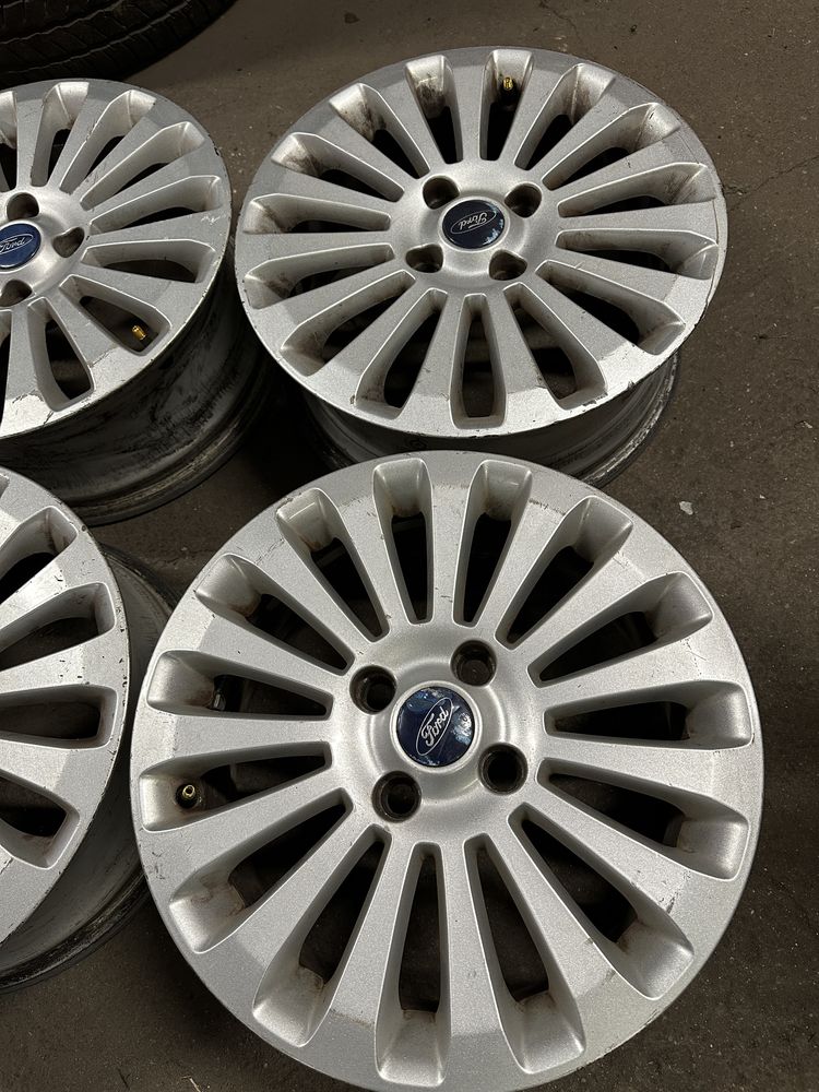 Alufelgi 4x108 16 Ford B Max Fiesta felgi srebrne lato zima