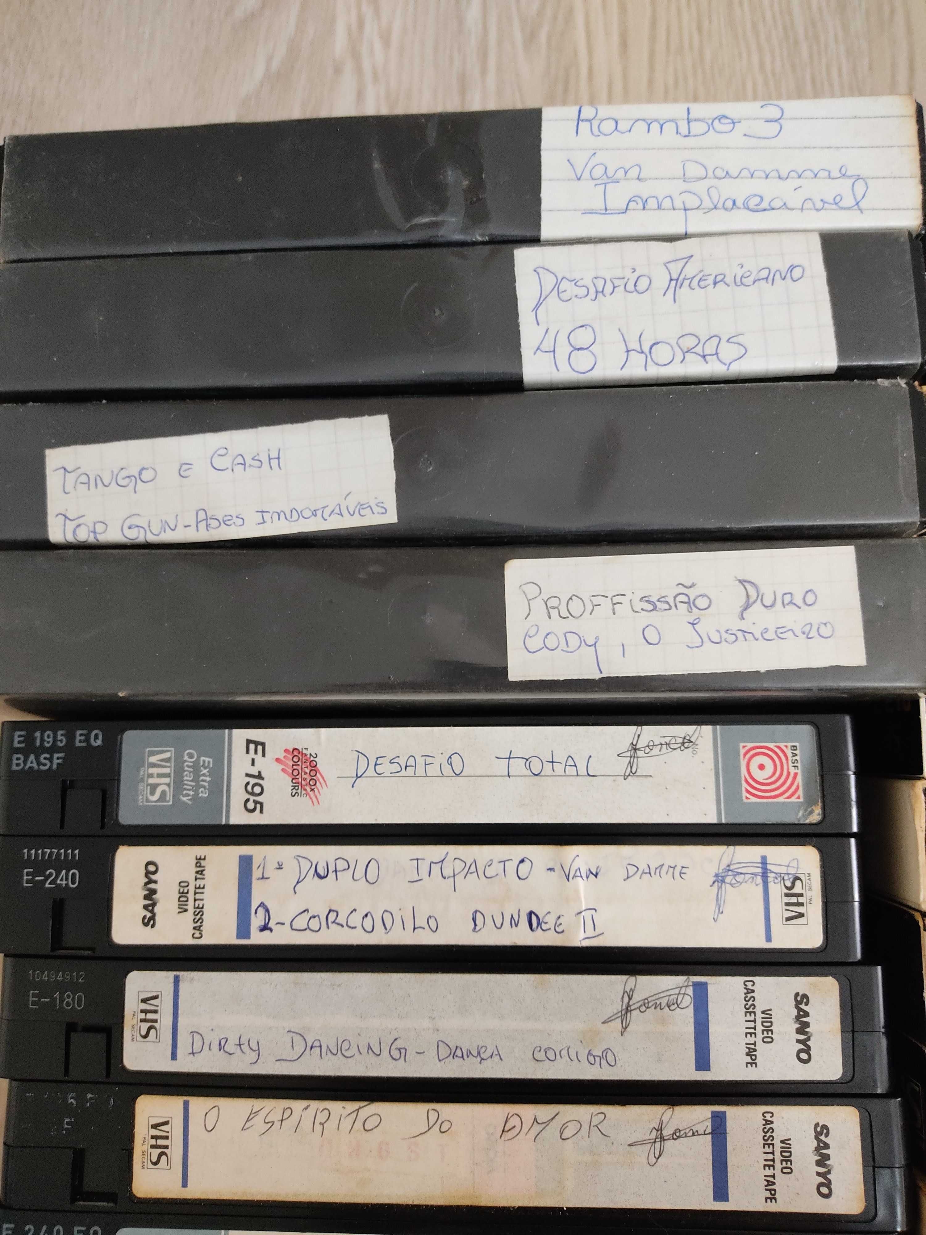 Cassetes de vídeo/filmes VHS