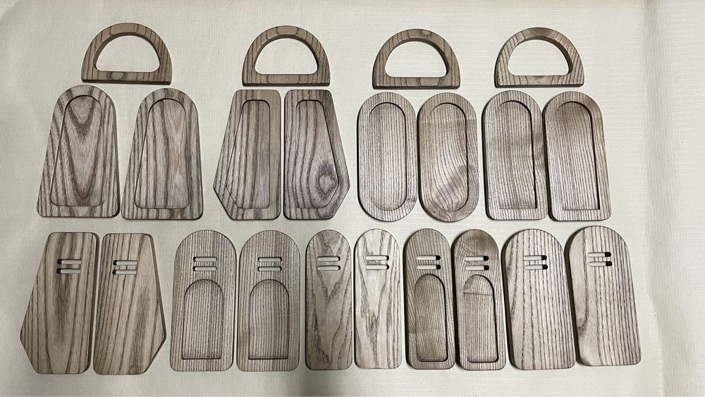 Деревянные боковушки для пошива сумок