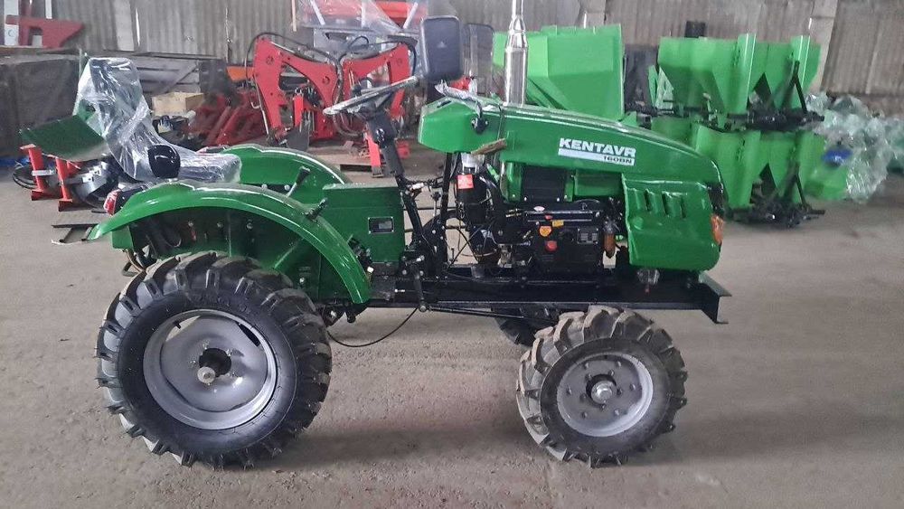 Мототрактор Кентавр 160 BN (Комплект: Фреза + Плуг): 16 к.с., модний