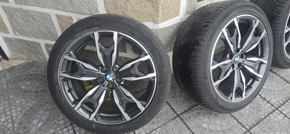 4 Jantes Usadas Originais Bmw  X3/X4 - 20 Polegadas com pneus