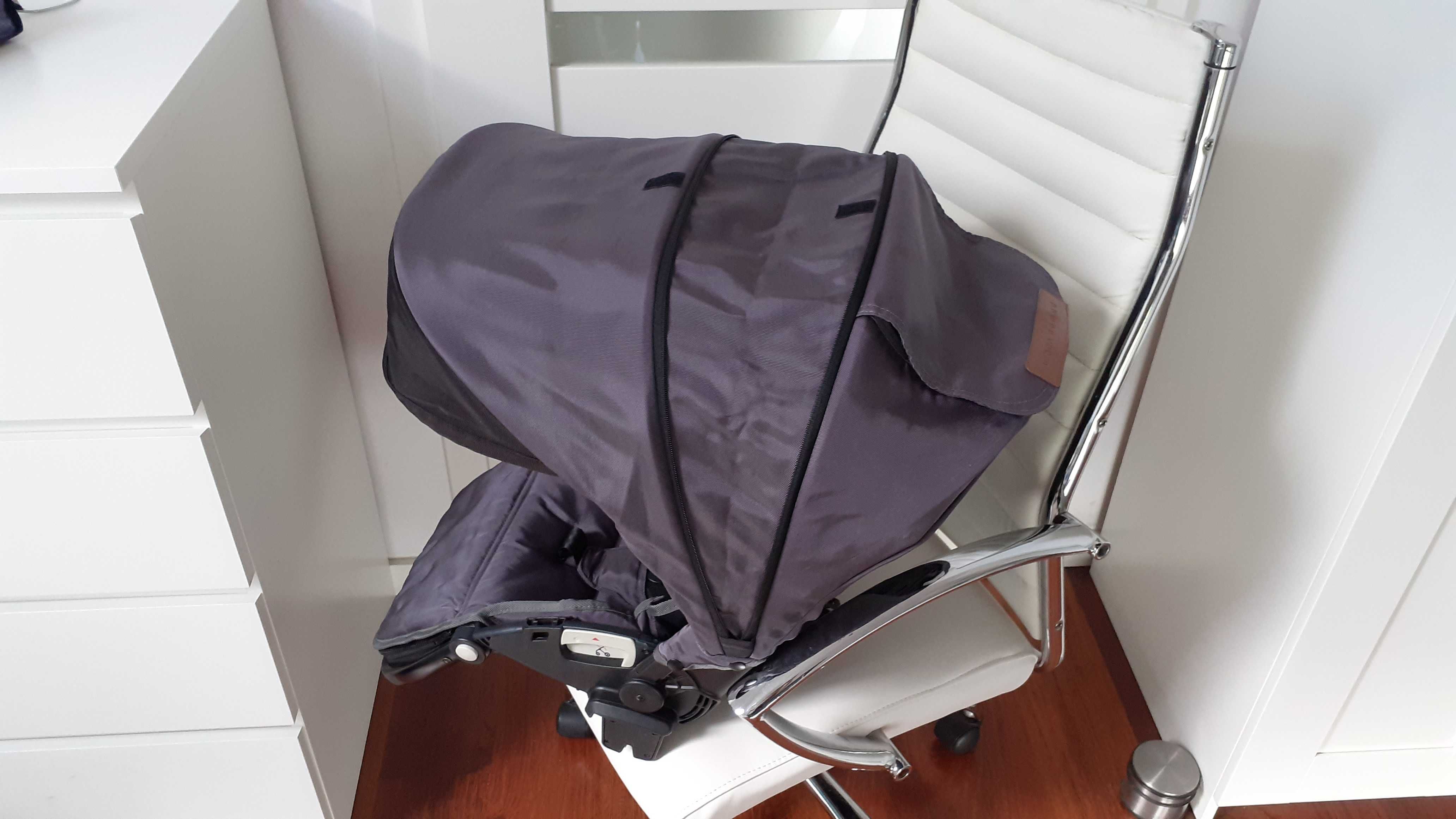 siedzisko spacerowe spacerówka wózka Mutsy Evo Urban Nomad Grey