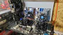 Комплект плата S1150 S1155 S1151 S1156  AM3+ i5 I7  DDR3 DDR4 I5 6400