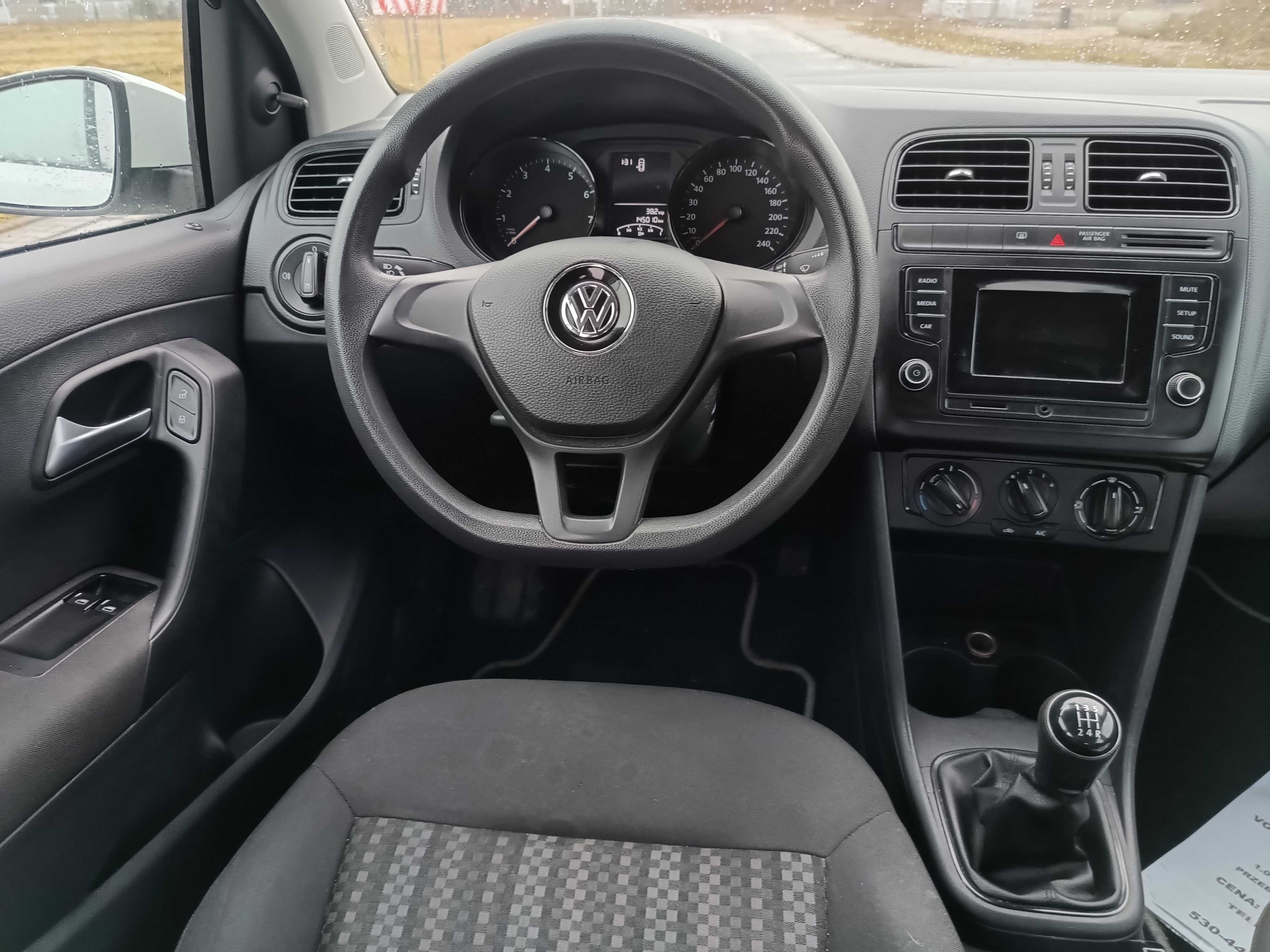 Volkswagen Polo 2016 rok idealny bezwypadkowy sprowadzony 1.0 MPI