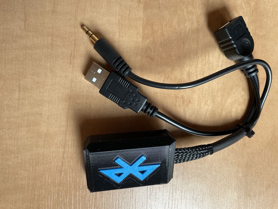 Transmiter adapter Bluetooth AUX USB bezinwazyjny