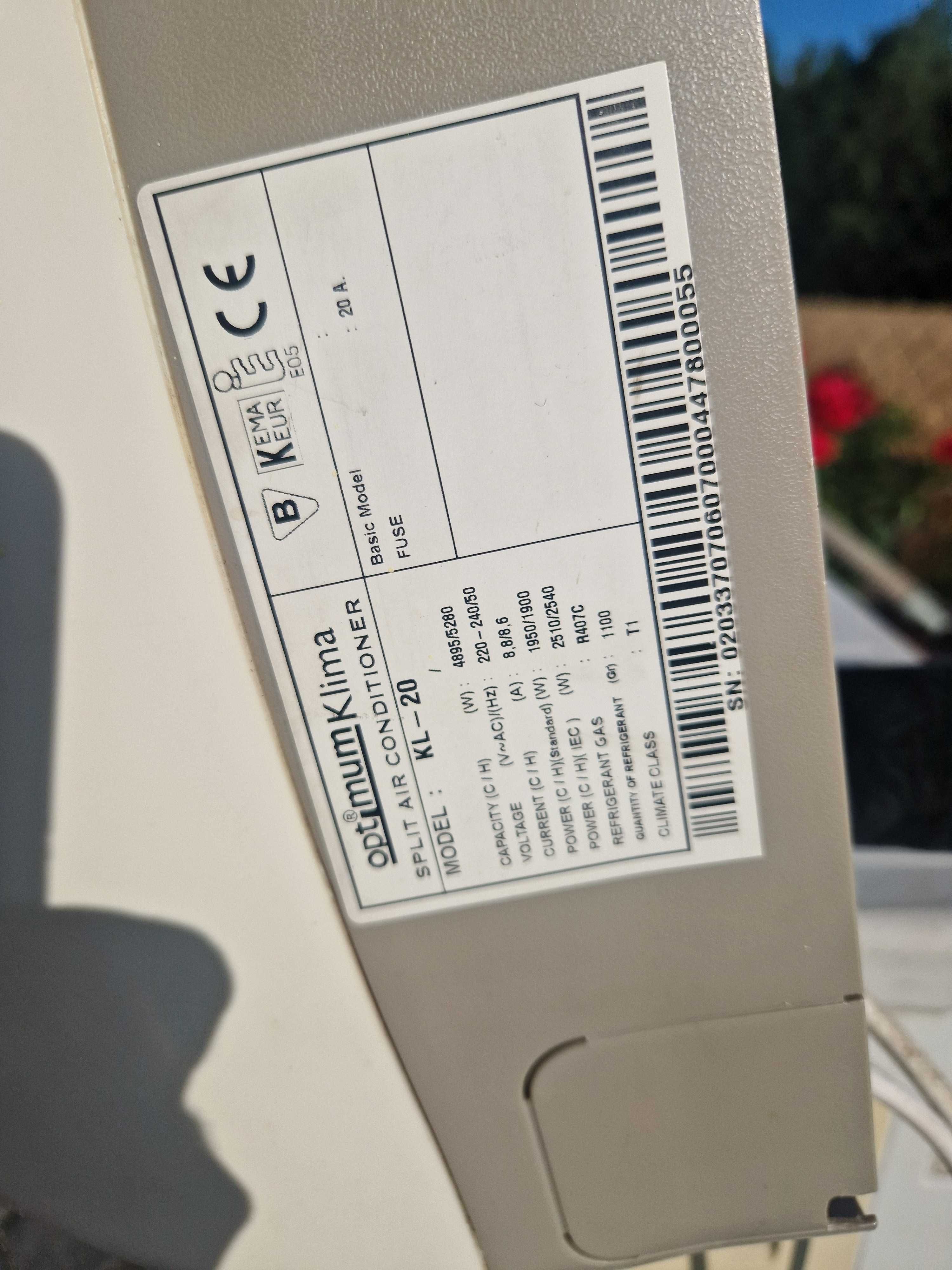 Klimatyzacja optimum KL-13 i KL-20