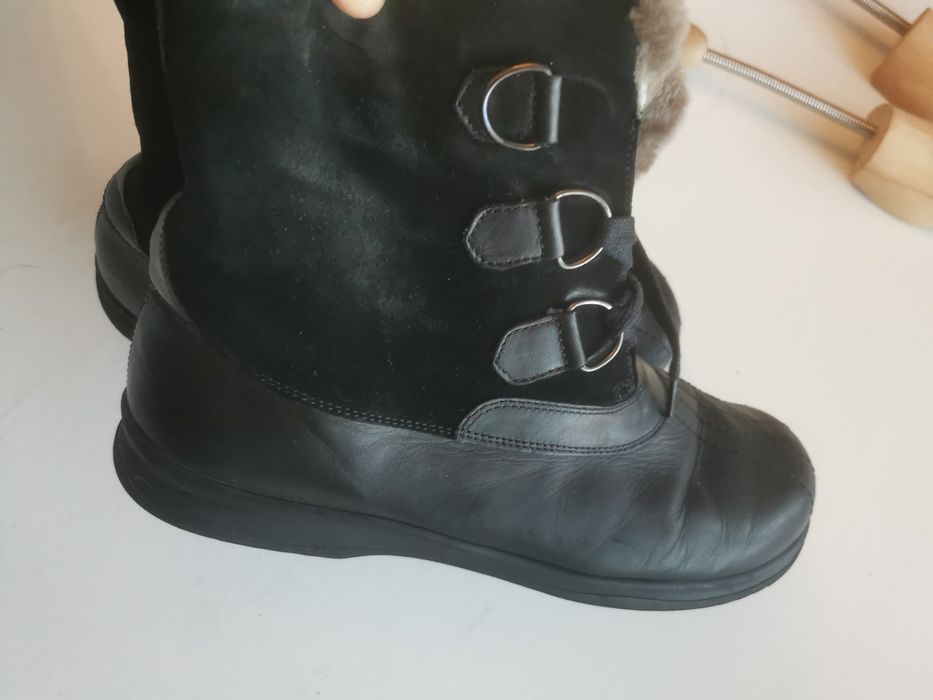 Buty meskie ocieplane skórzane firmy Helvesko  Rozmiar 43