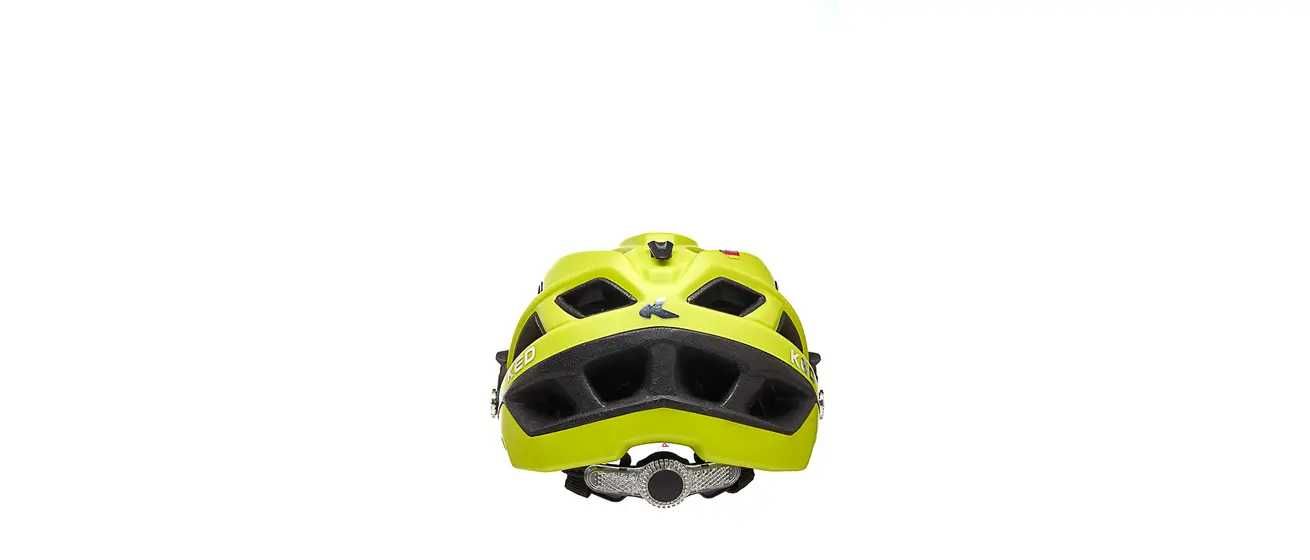 Ked Covis Lite LED M 52 58 kask MTB rowerowy przesłona żółty
