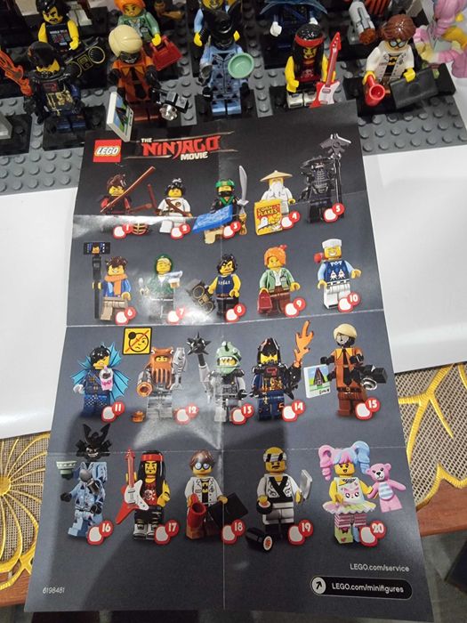 Lego Ninjago Movie minifigures