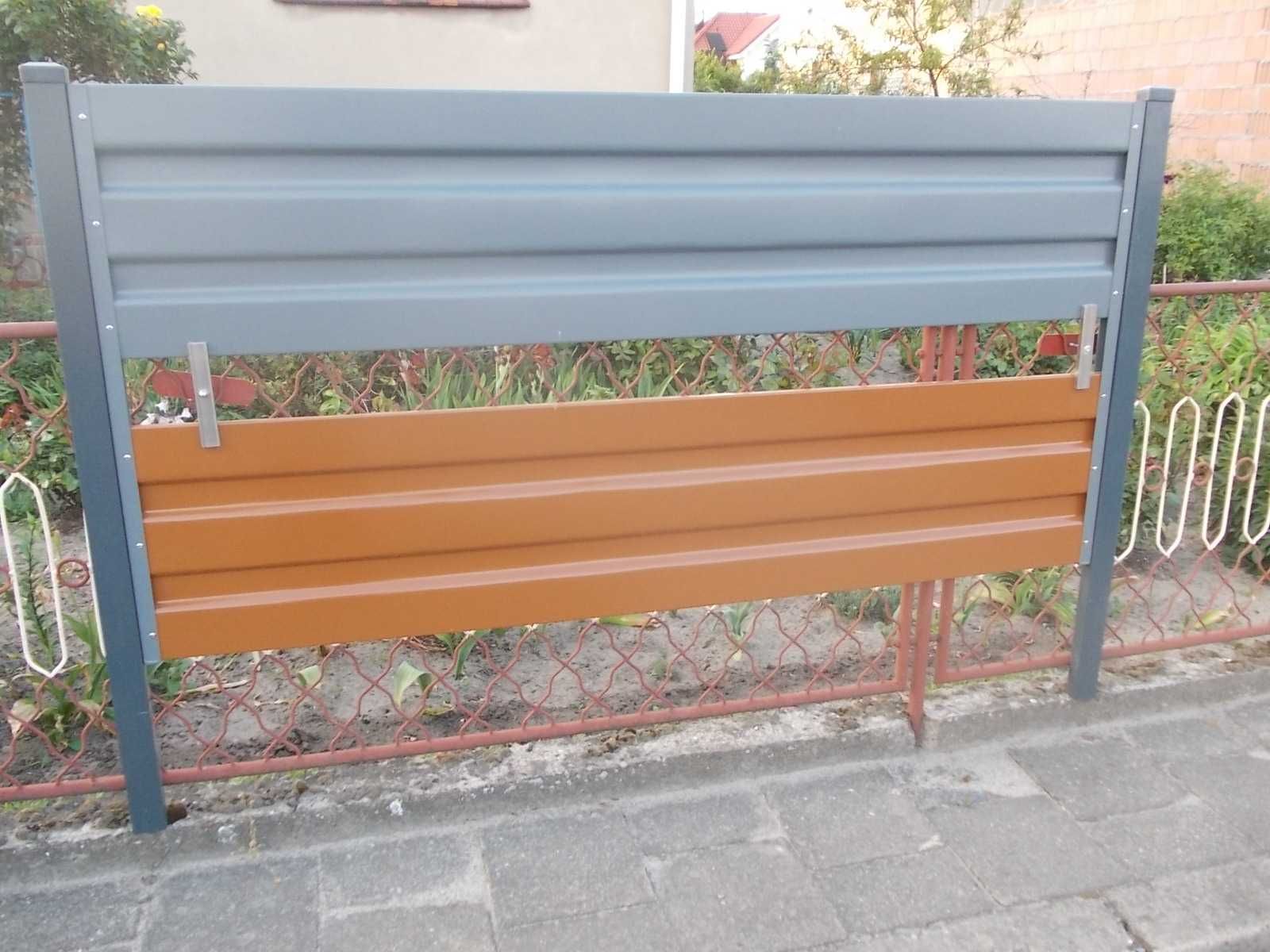 Panel ogrodzeniowy gięty z blachy