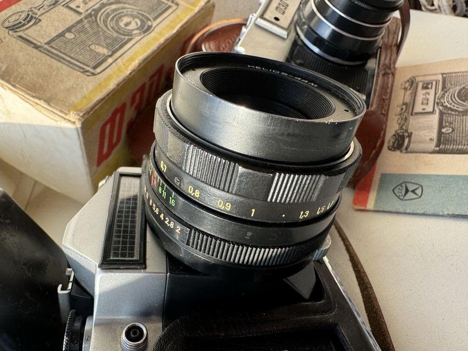 Зеніт Е олімпійський с Геліос-44М. Фед-5В новий в коробці з паспортом