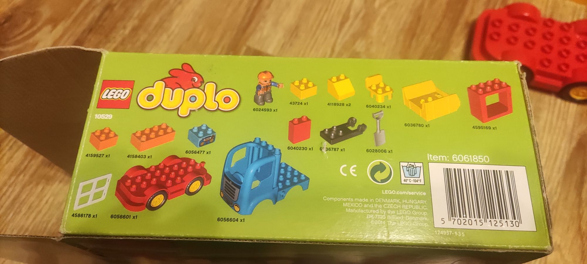 Zestaw klocków LEGO DUPLO 10529 pojazd wywrotka