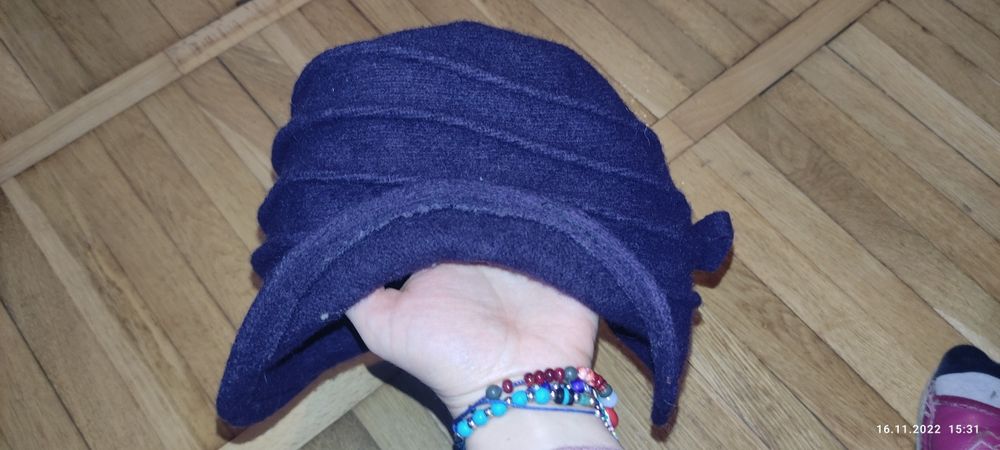 Kapelusz vintage d&y wełna wełniany one size