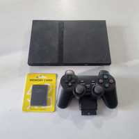 PS2 Konsola PlayStation 2 SCPH-77004 pad bezprzewodowy + karta 128MB