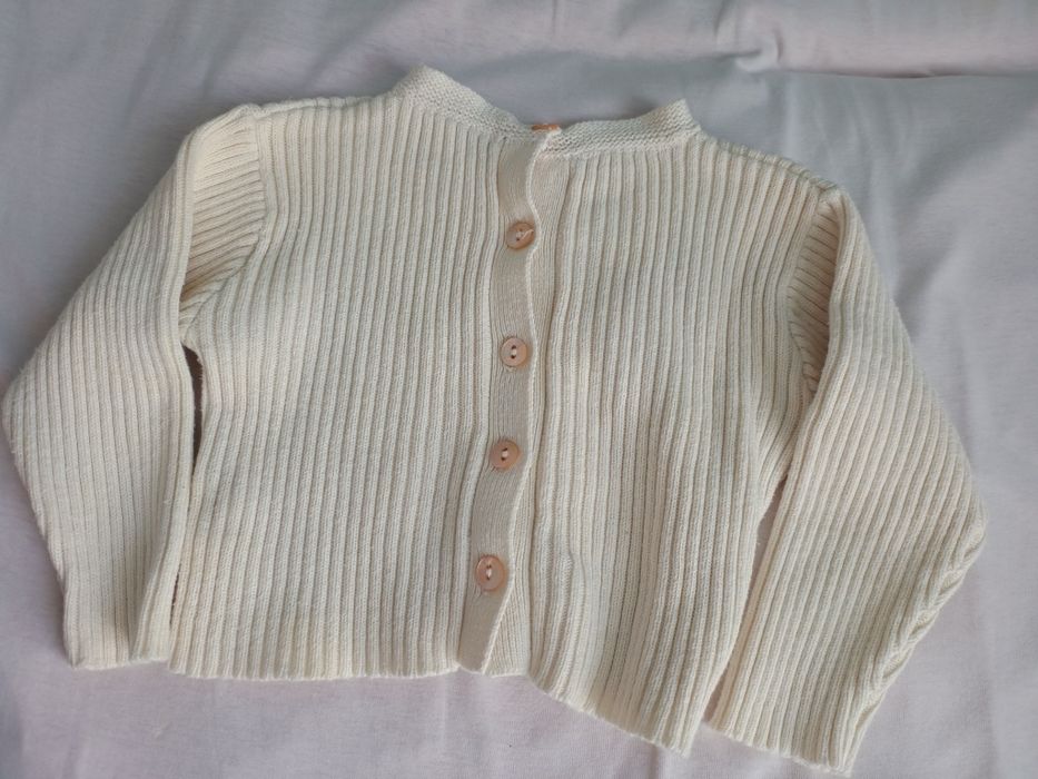 Sweterek rozpinany Burberry 80 cm