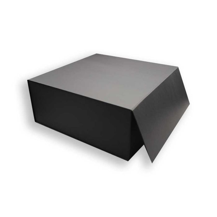 Caixas de cartão premium NOVAS com íman 22x22x10 (preto ou branco)