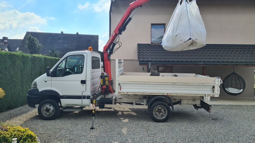 Usługi transportowe Wywóz gruzu ziemi śmieci worek big bag dźwig hds