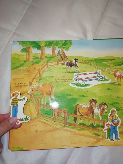 Livro magnético criança "Na Quinta" 3+ anos