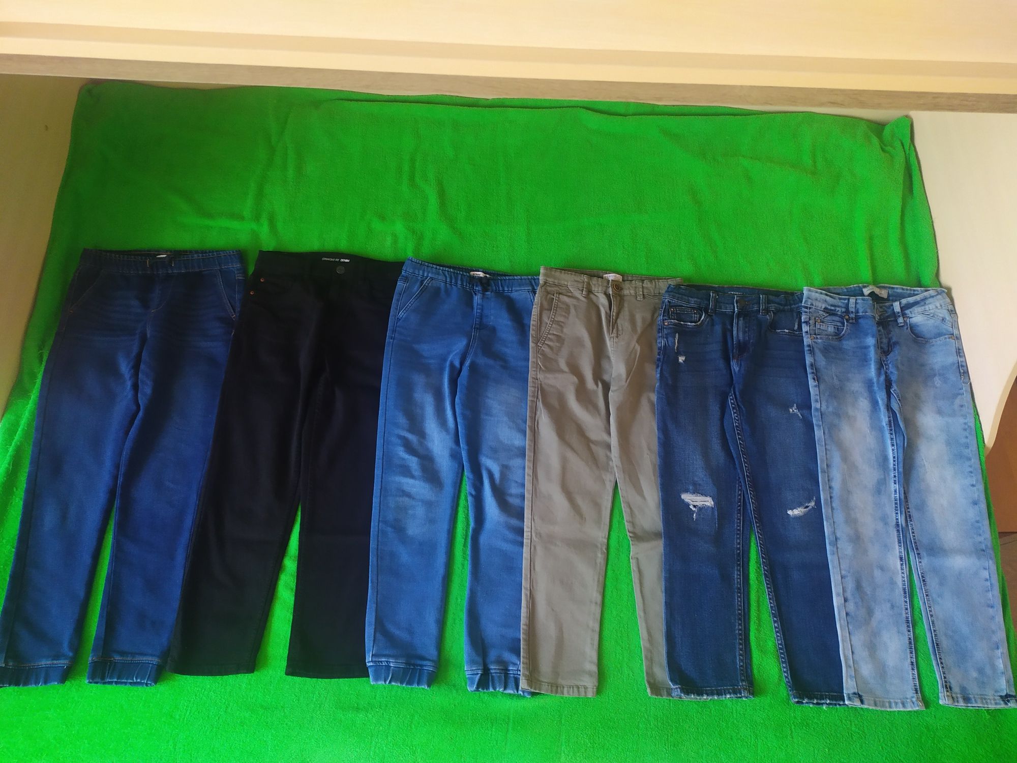 Свитера, регланы, рубашка, брюки джинсы Зара Лефтис на 9-10 л. 140-146