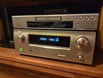 Zestaw Amplituner Denon +  2 kolumny Warfadalle +DVD Denon