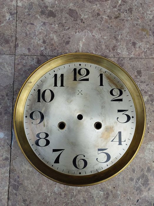 592 Tarcza starego zegara ściennego HAU 20cm 57/32