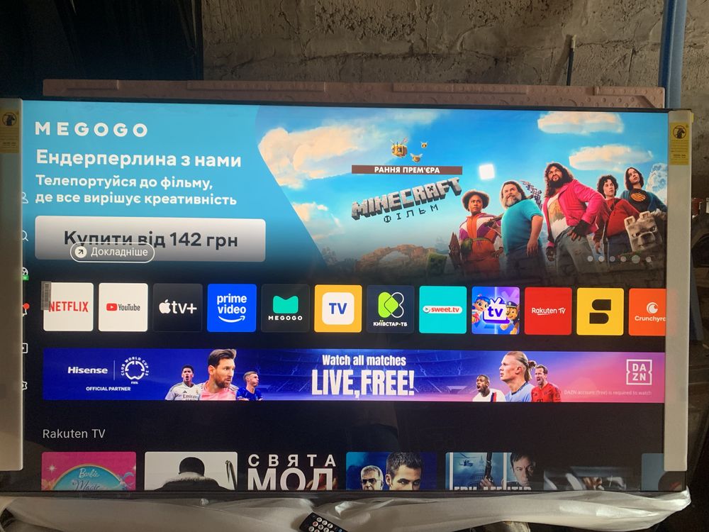 Телевізор hisense 65A6N