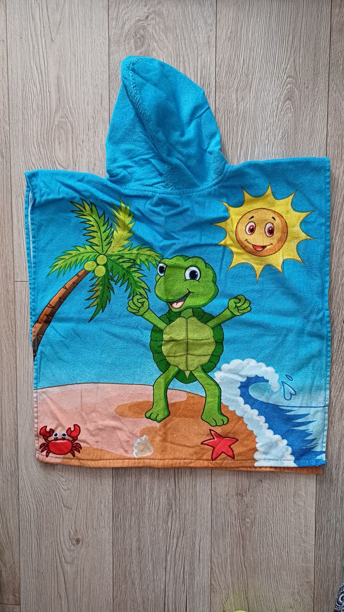 Ręcznik / poncho z kapturem dla dziecka