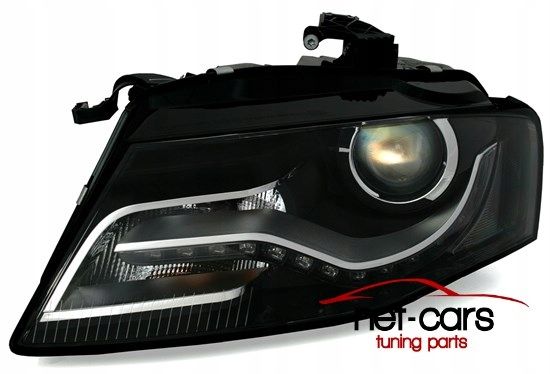 Reflektory Lampy przód AUDI A4 B8 H7 LED DRL wzór XENON