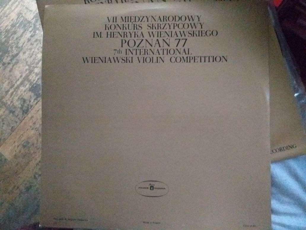 Vinyl VII Konkurs skrzypcowy Poznań 77 (V.Brodskij,Wajman) PN SX1532