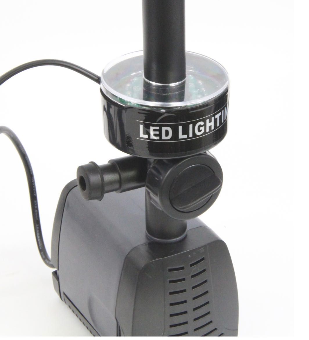SOBO LED-3800FP pompa fontannowa 2000l/h, ring LED RGB, akwaria hodowl