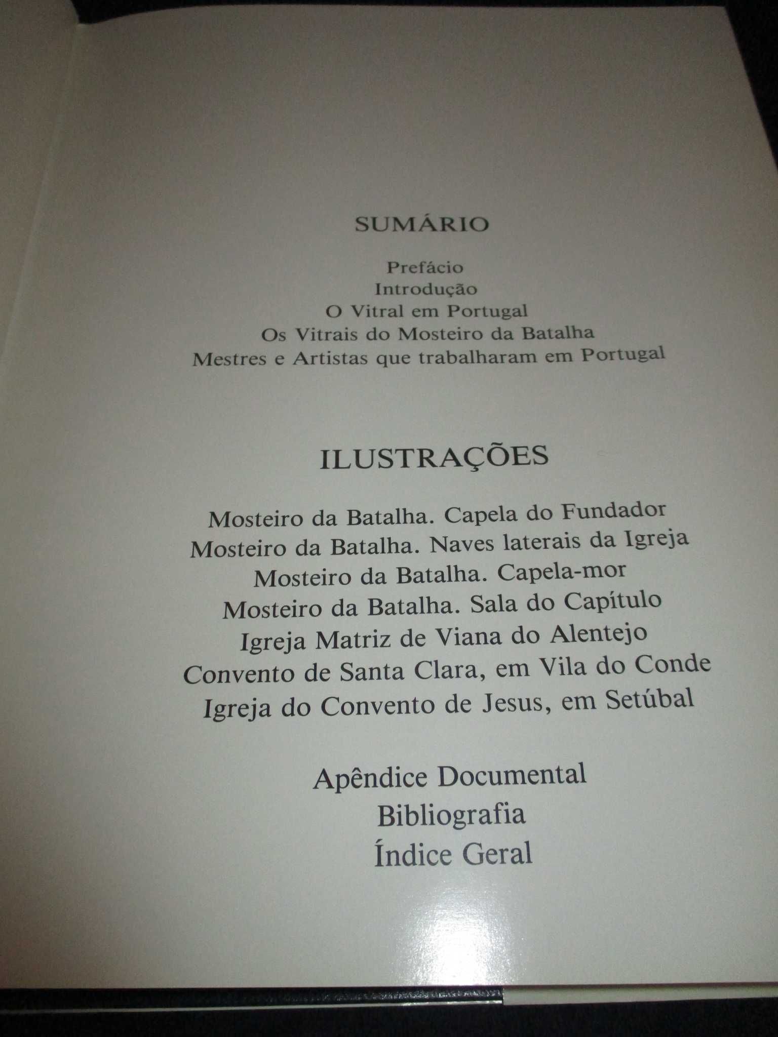 Livro O vitral em Portugal Séculos XV - XVI Carlos Barros