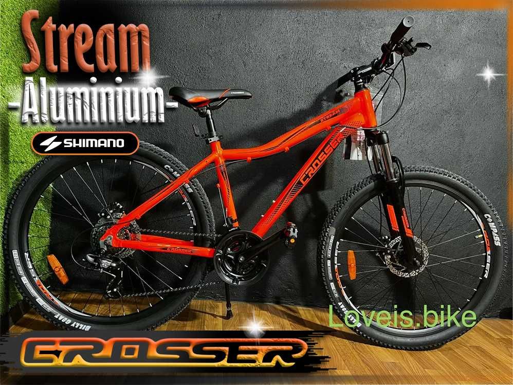 Гірський алюмінієвий велосипед Crosser Stream Shimano Tourney дитячий