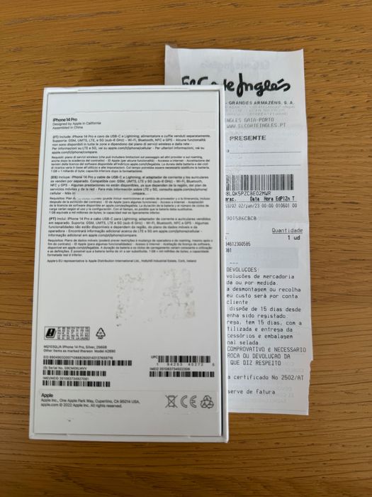Vendo iPhone 14 Pro 256GB