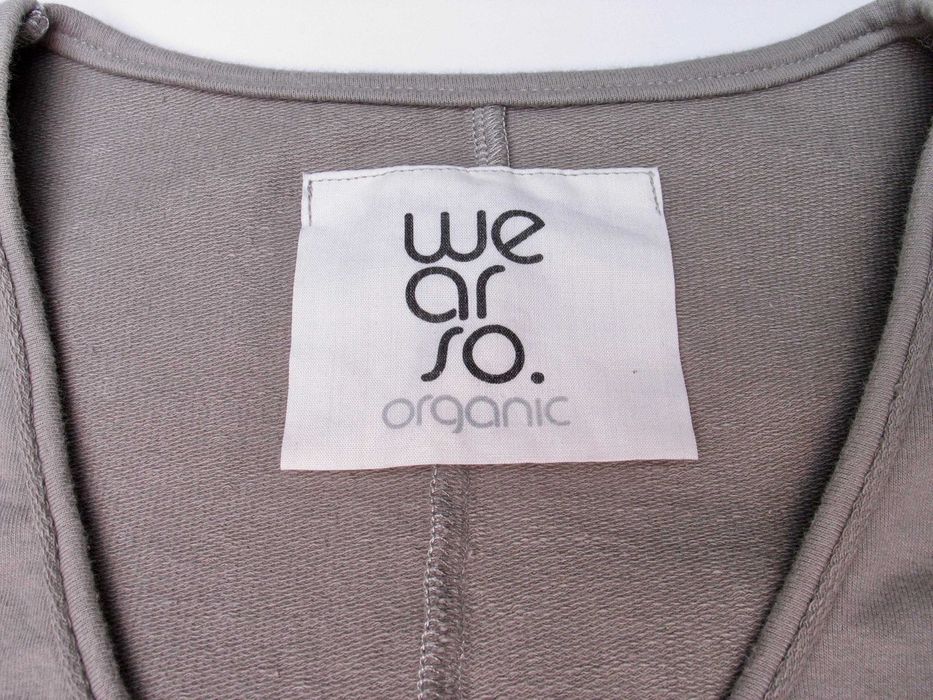 WEARSO Organic Sukienka TOMOKO jasnoszara R 2 L