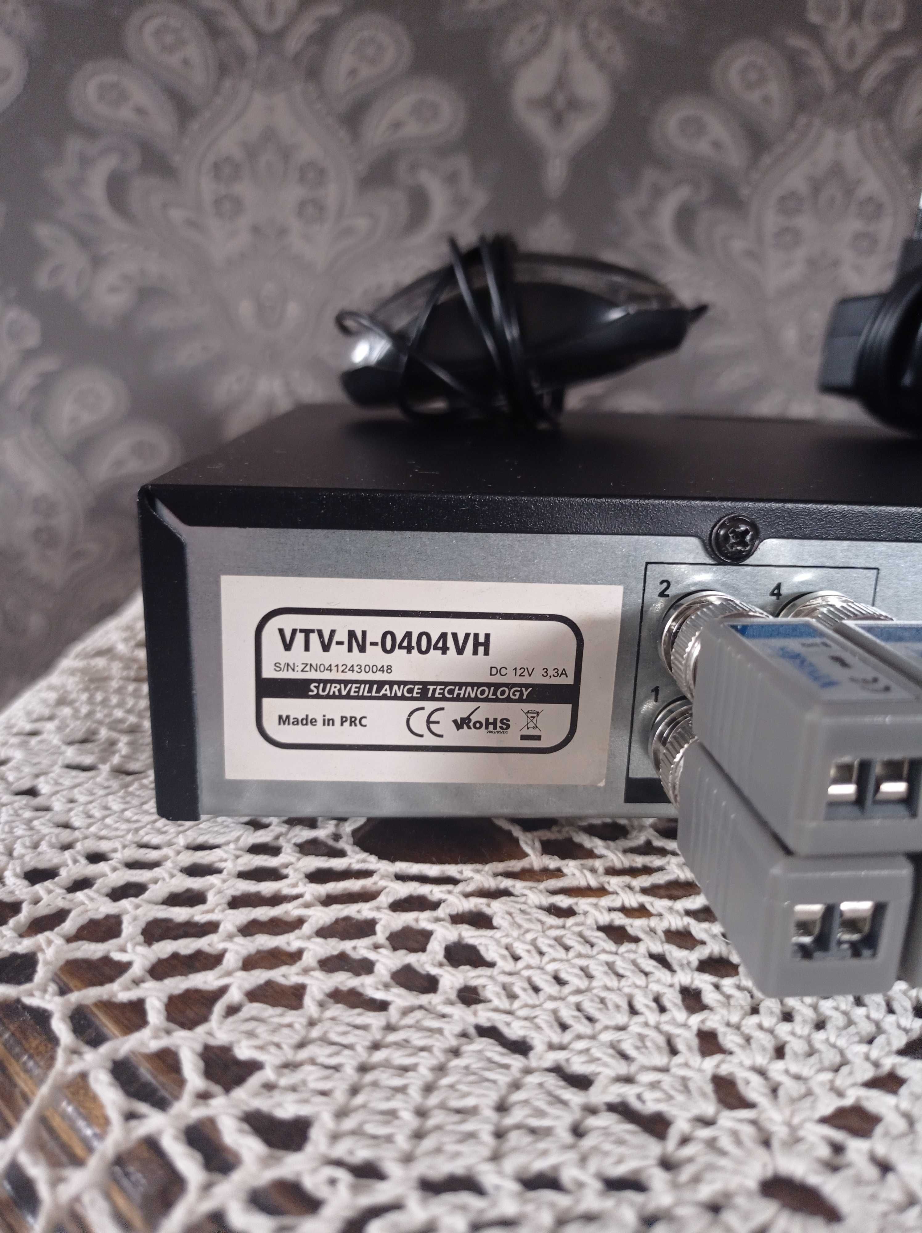 Rejestrator VTvision z 4 kamerami VTvision
