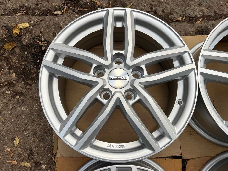 4 felgi DEZENT TR silver 16" roz 5x114,3 ET 40 AURIS COROLLA CEE'D i30