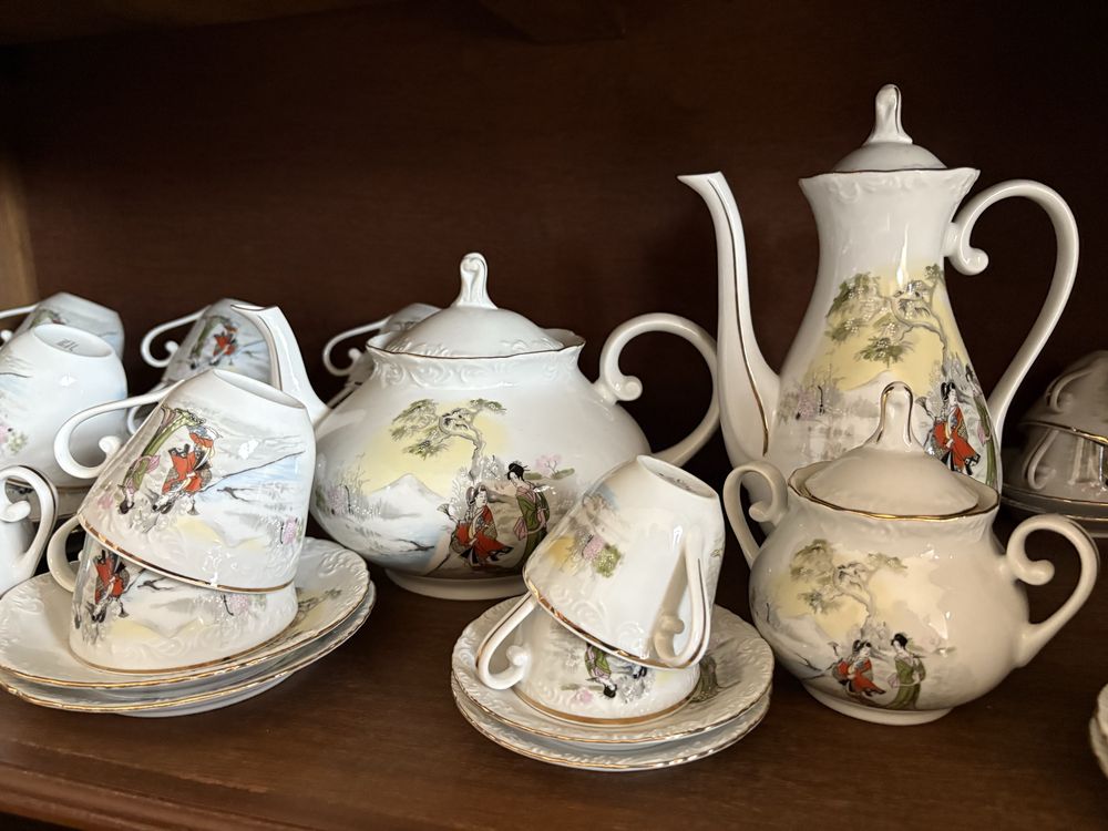 Serviço jantar + chá porcelana SPAL Portugal