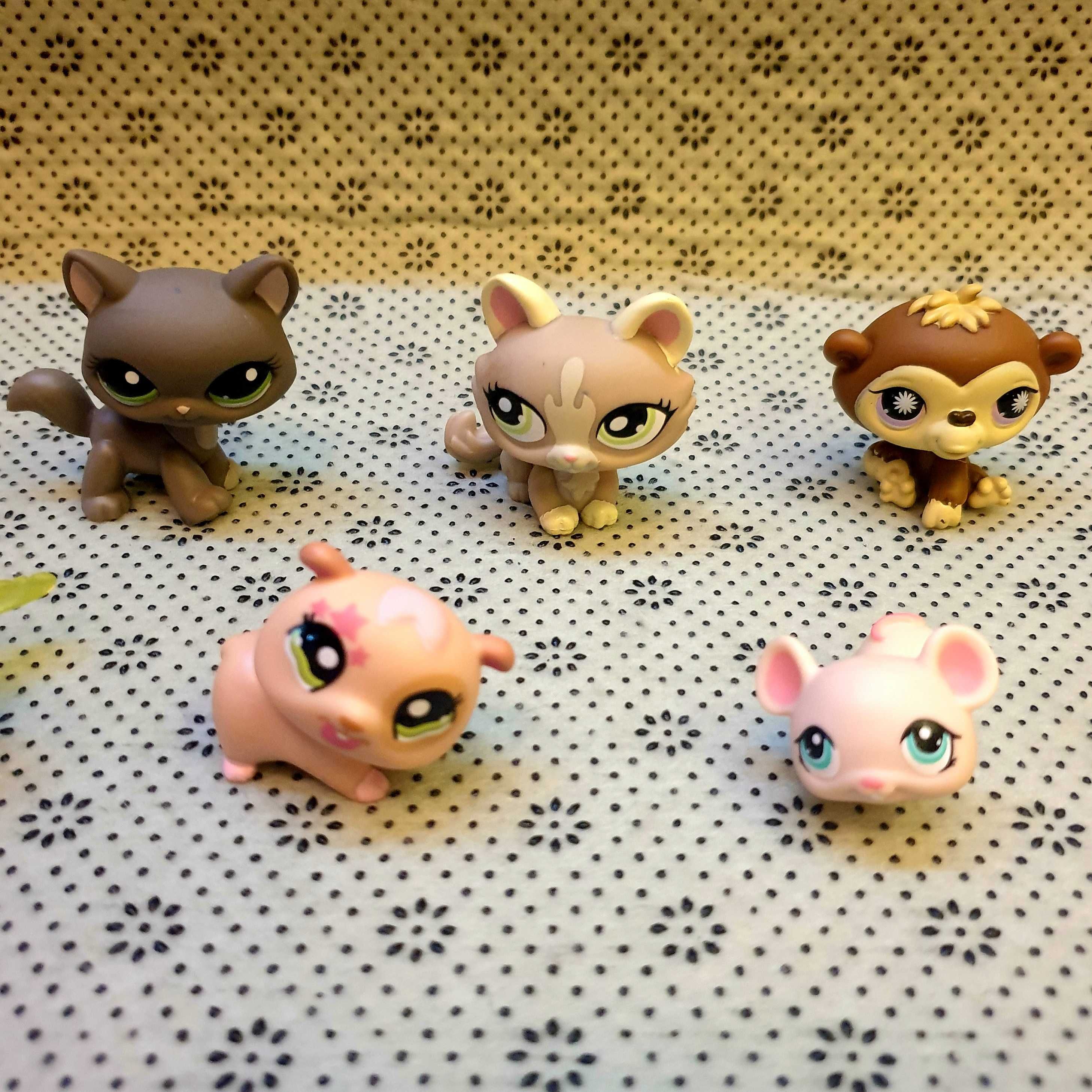 Littlest Pet Shop 9 rzadkich figurek - oryginalne LPS Zestaw 2 z 3