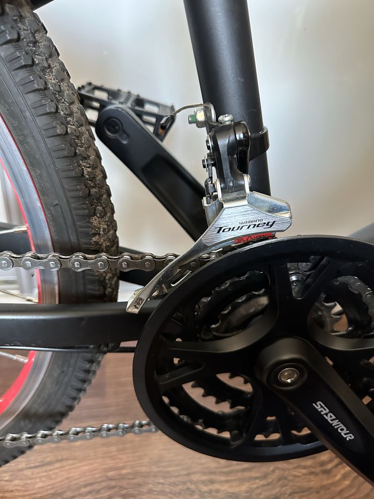 Rower młodzieżowy VW GTI MTB 24”, czarny mat.